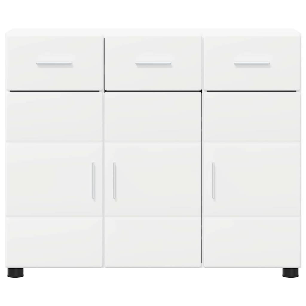 Sideboard FLORIN Hvid 88,5 x 30,5 x 73 cm Konstrueret træ
