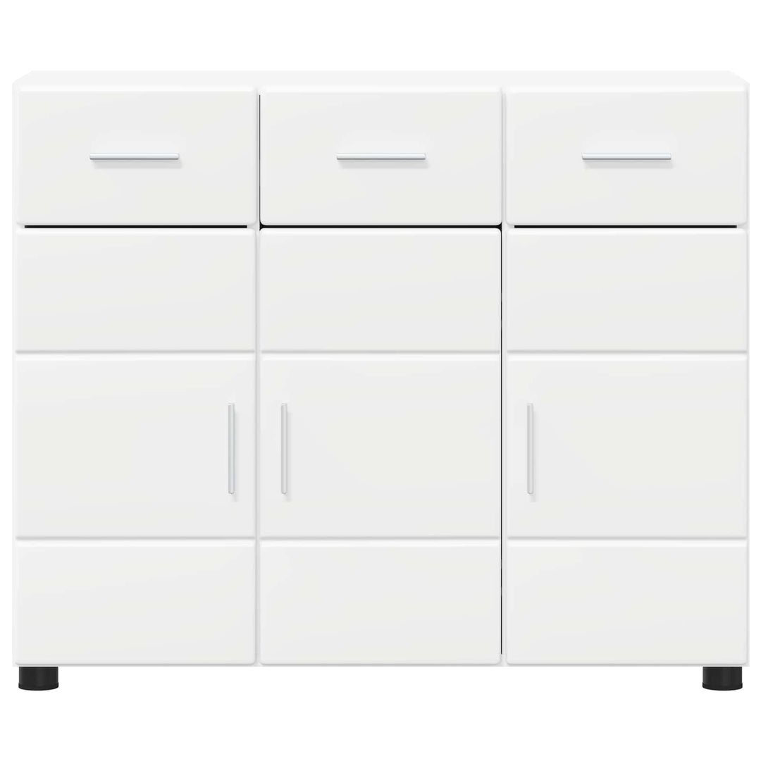 Sideboard FLORIN Hvid 88,5 x 30,5 x 73 cm Konstrueret træ
