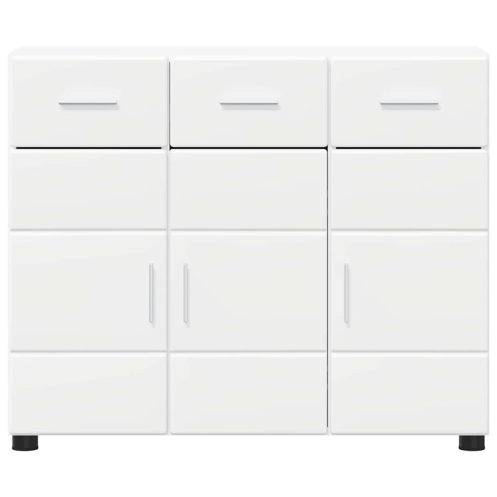 Sideboard FLORIN Hvid 88,5 x 30,5 x 73 cm Konstrueret træ