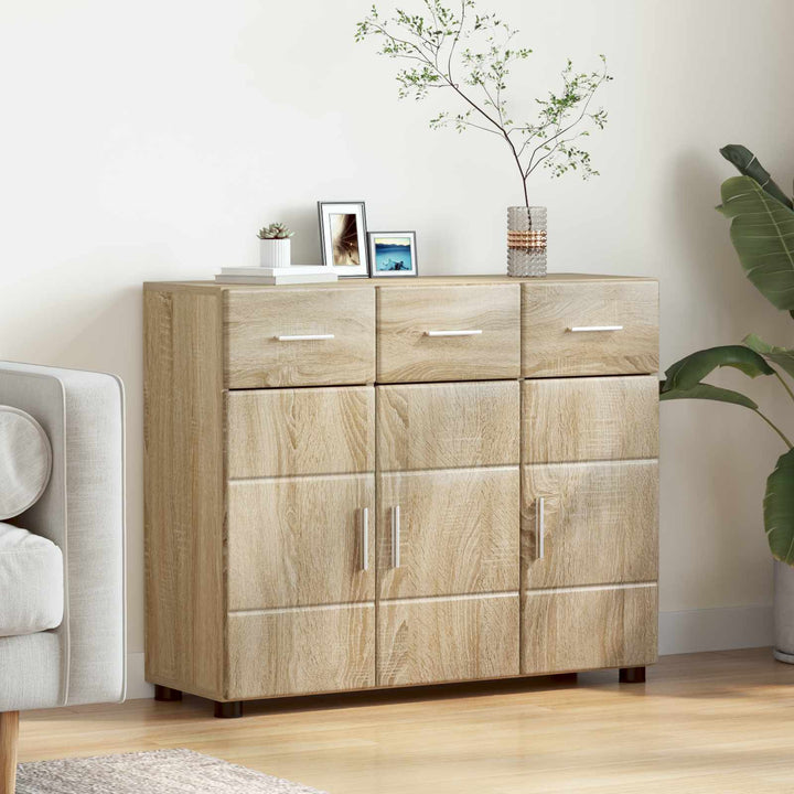 Sideboard FLORIN Sonoma eg 88,5 x 30,5 x 73 cm Konstrueret træ