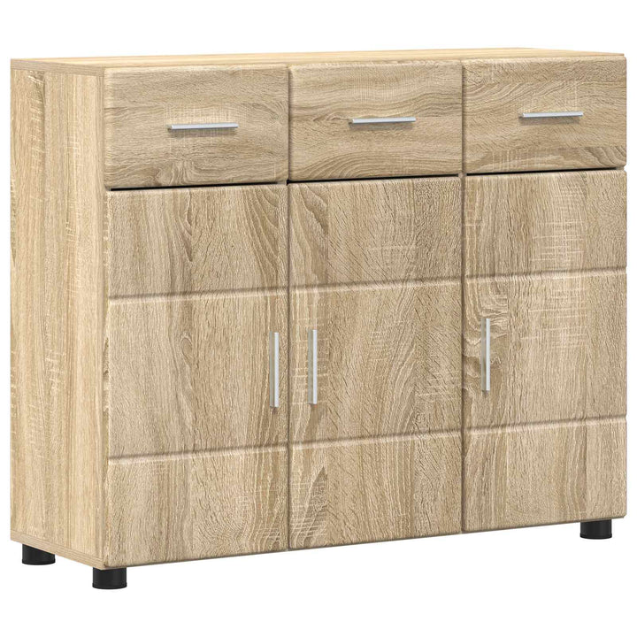 Sideboard FLORIN Sonoma eg 88,5 x 30,5 x 73 cm Konstrueret træ