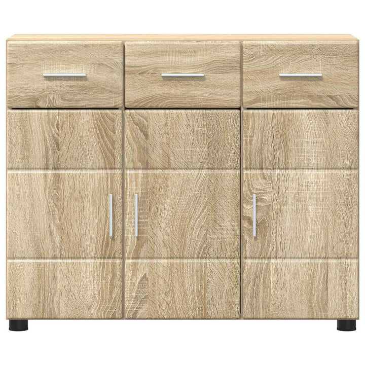 Sideboard FLORIN Sonoma eg 88,5 x 30,5 x 73 cm Konstrueret træ