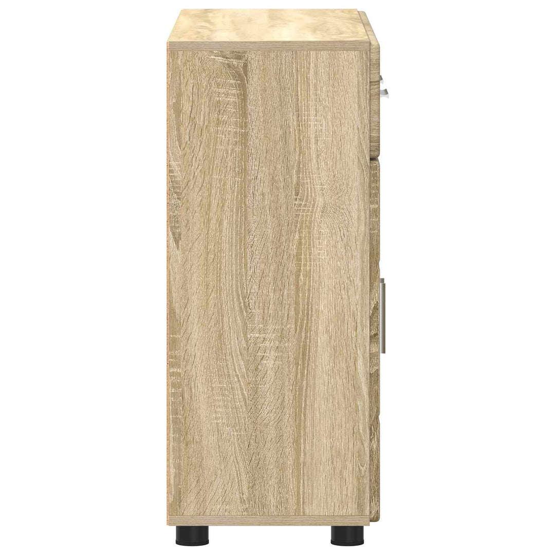 Sideboard FLORIN Sonoma eg 88,5 x 30,5 x 73 cm Konstrueret træ