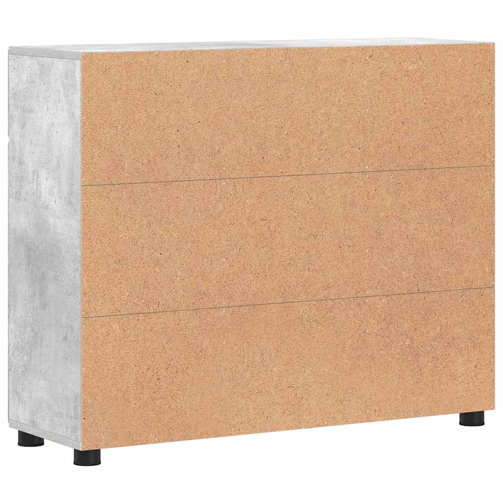 Sideboard FLORIN Beton Grå 88,5 x 30,5 x 73 cm Konstrueret træ