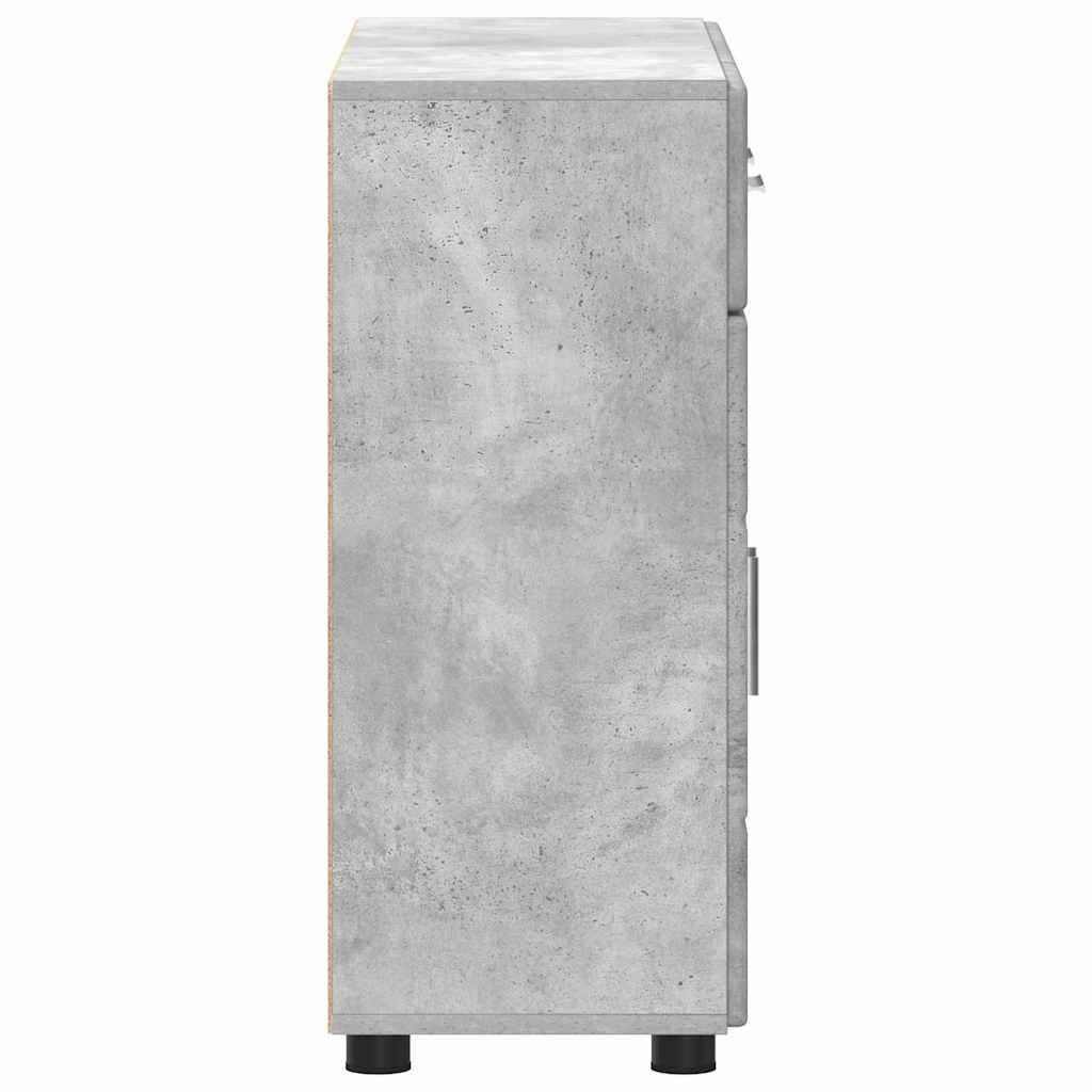 Sideboard FLORIN Beton Grå 88,5 x 30,5 x 73 cm Konstrueret træ