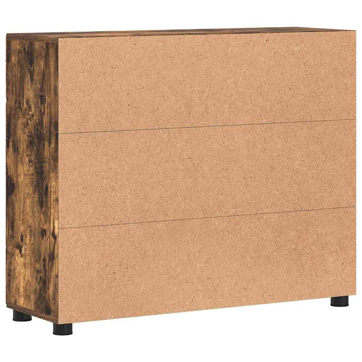 Sideboard FLORIN Røget eg 88,5 x 30,5 x 73 cm Konstrueret træ