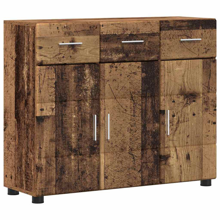 Sideboard med hylde FLORIN Gammelt træ 88,5 x 30,5 x 73 cm