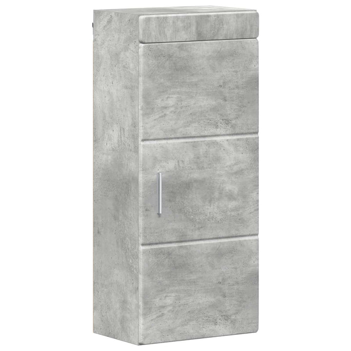 Badeværelsesvægskab med hylde TULUM Beton Grå 37 x 24,5 x 86 cm