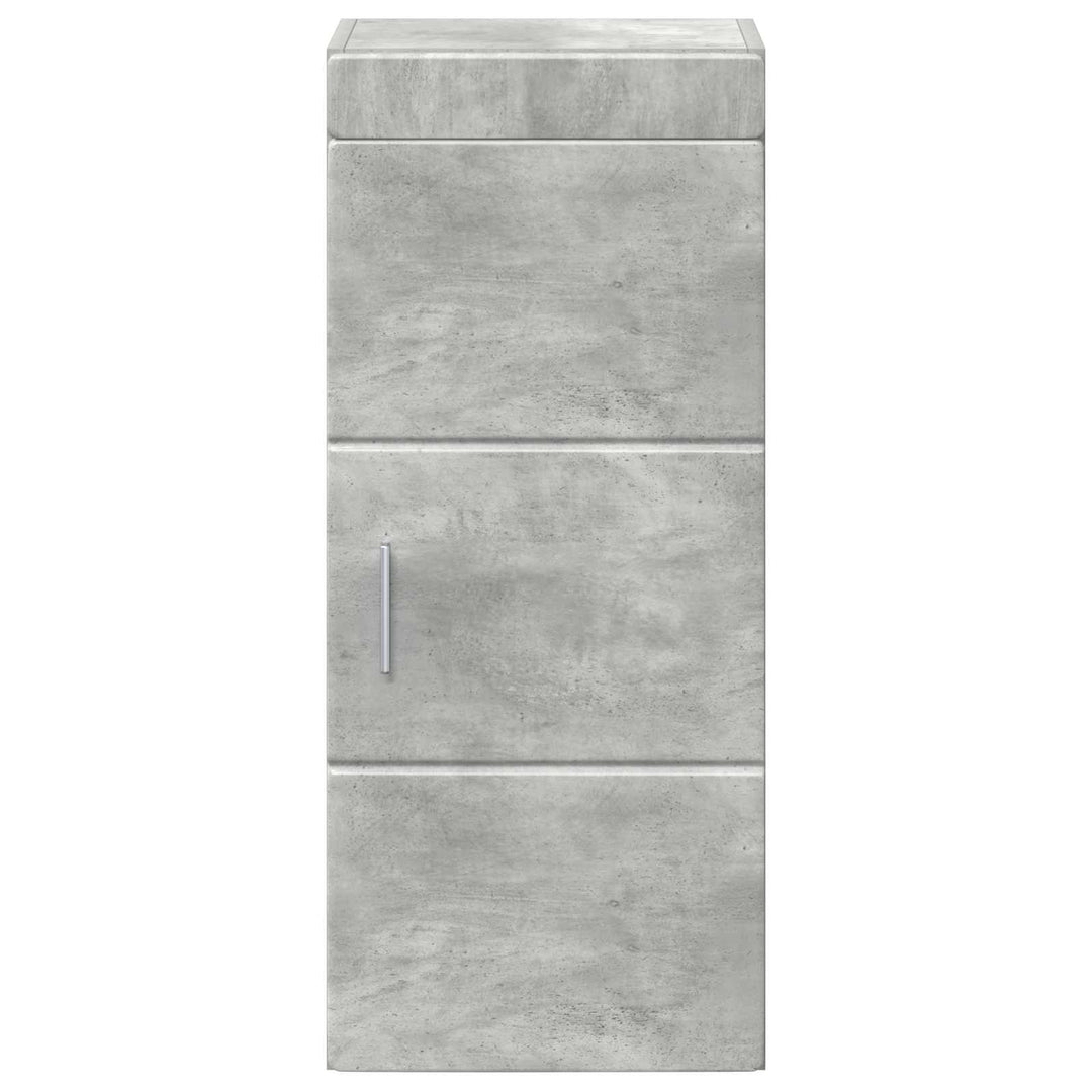 Badeværelsesvægskab med hylde TULUM Beton Grå 37 x 24,5 x 86 cm