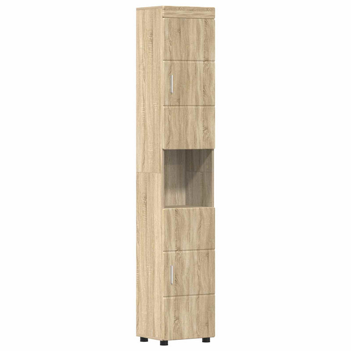 Badeværelsesskabsæt TULUM Sonoma eg 37 x 31,5 x 203 cm