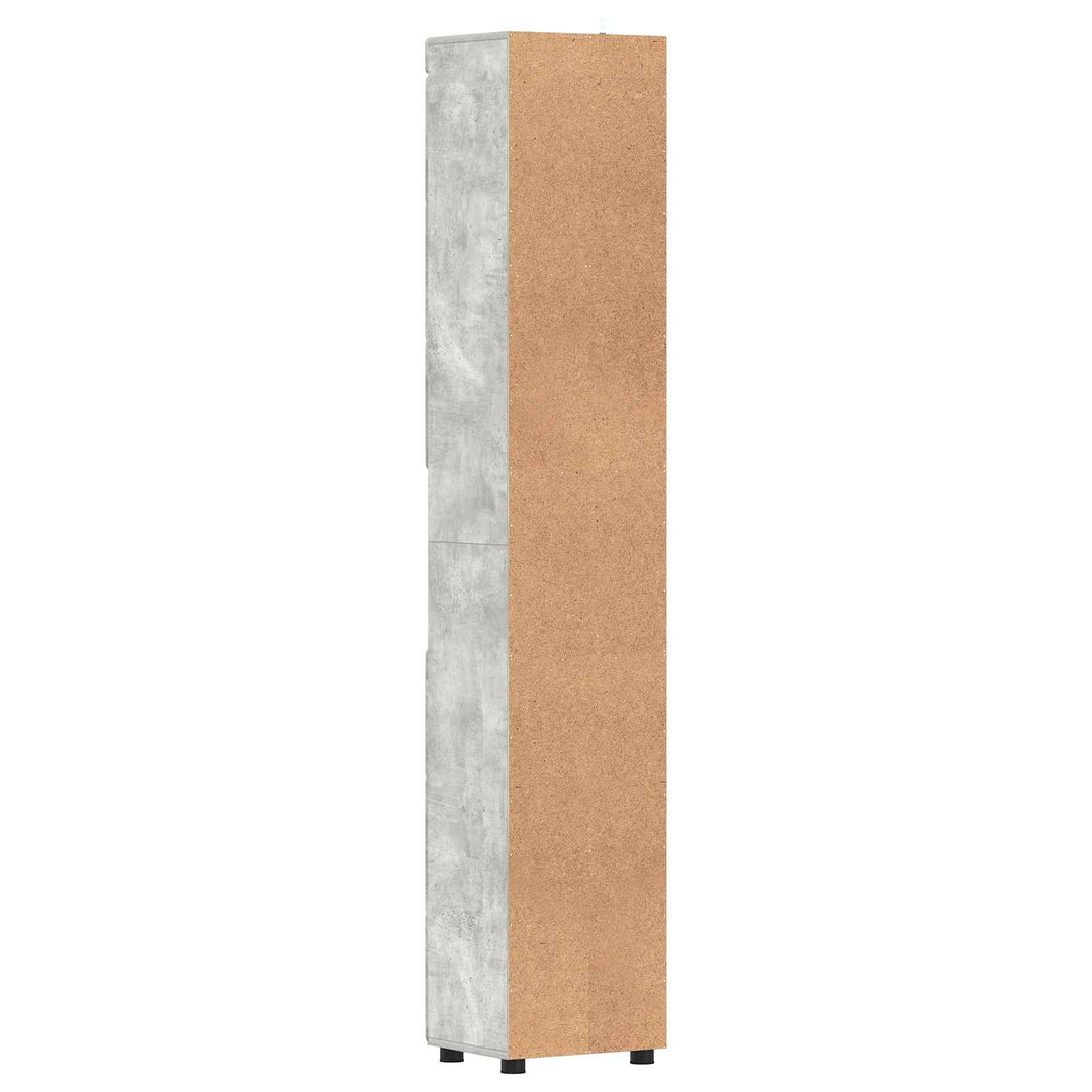 Badeværelsesskabsæt TULUM Beton Grå 37 x 31,5 x 203 cm