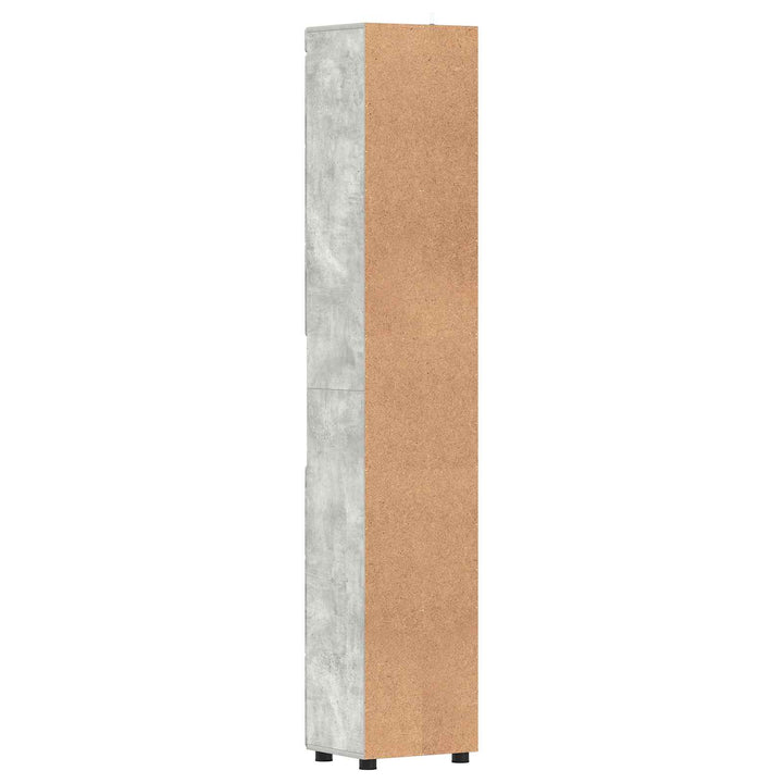 Badeværelsesskabsæt TULUM Beton Grå 37 x 31,5 x 203 cm