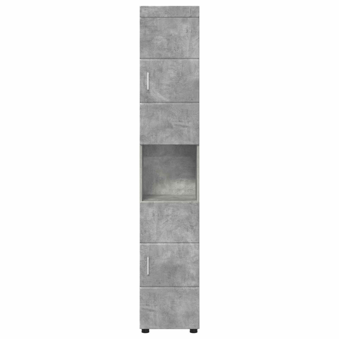 Badeværelsesskabsæt TULUM Beton Grå 37 x 31,5 x 203 cm