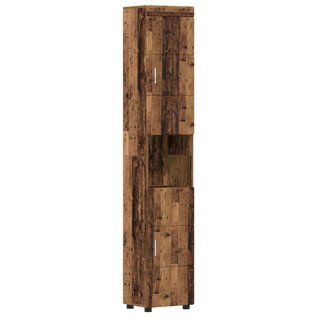 Badeværelsesskabsæt TULUM Gammelt træ 37 x 31,5 x 203 cm