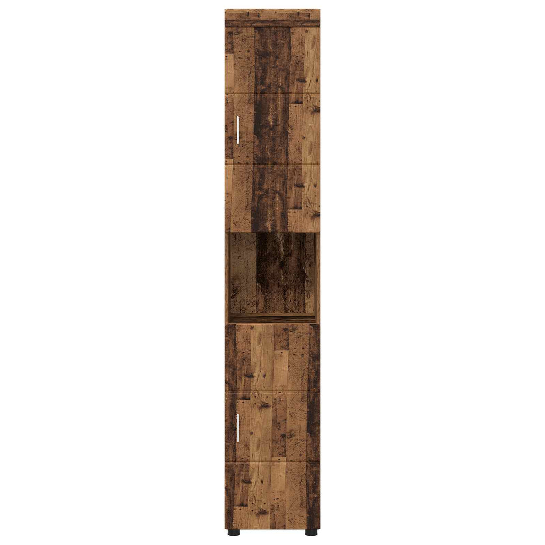 Badeværelsesskabsæt TULUM Gammelt træ 37 x 31,5 x 203 cm