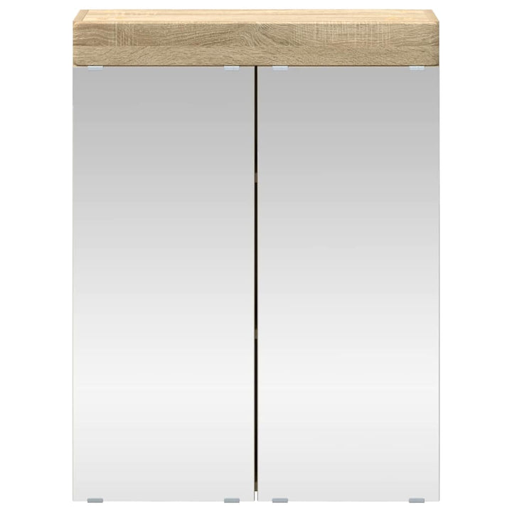 Badeværelsesspejlskab TULUM Sonoma eg 60 x 16,5 x 78 cm