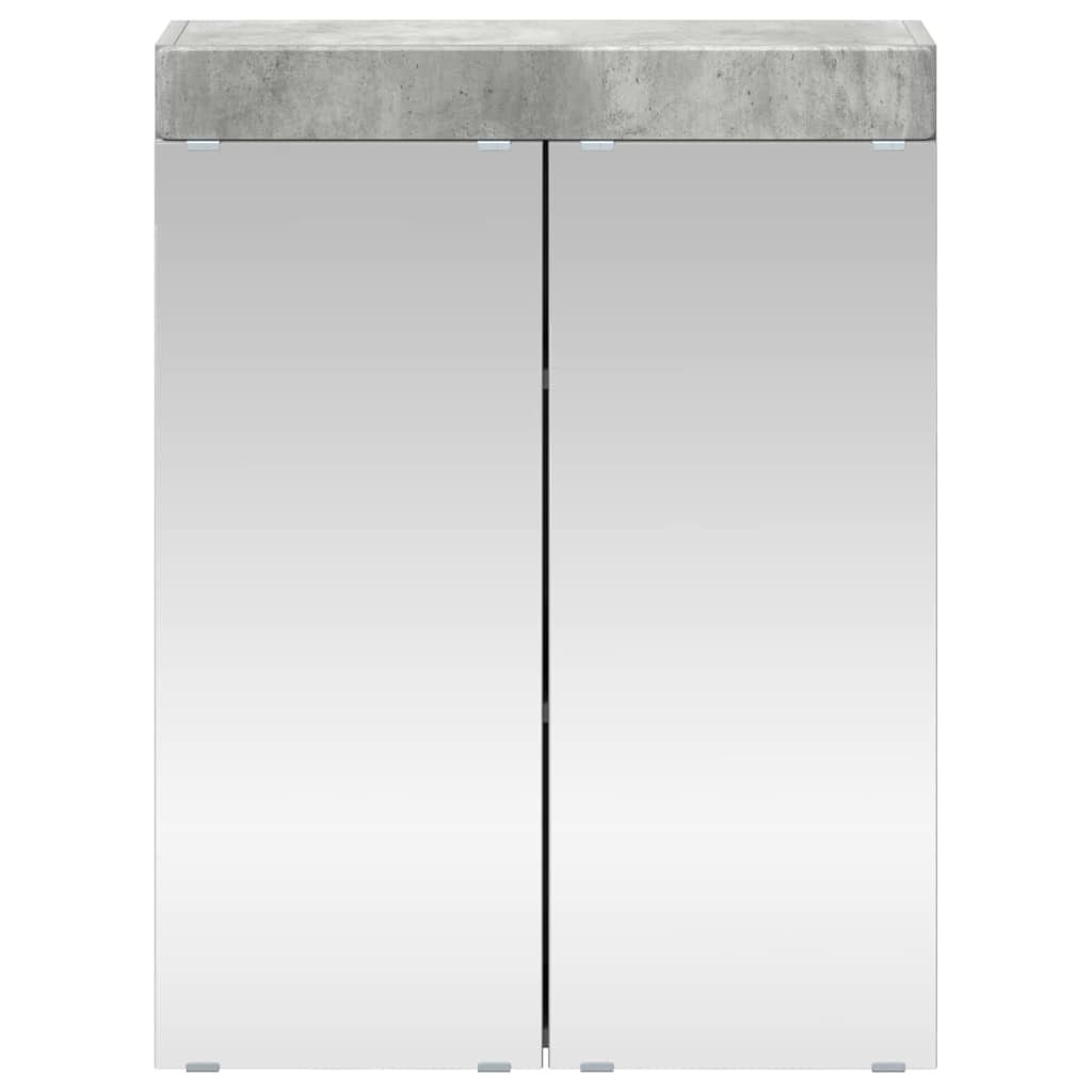 Badeværelsesspejlskab TULUM Beton Grå 60 x 16,5 x 78 cm
