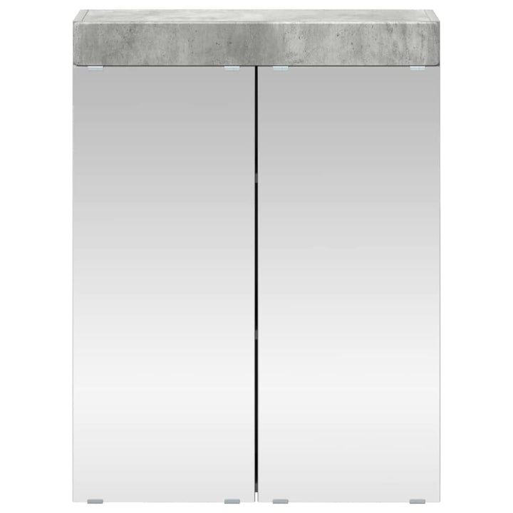 Badeværelsesspejlskab TULUM Beton Grå 60 x 16,5 x 78 cm