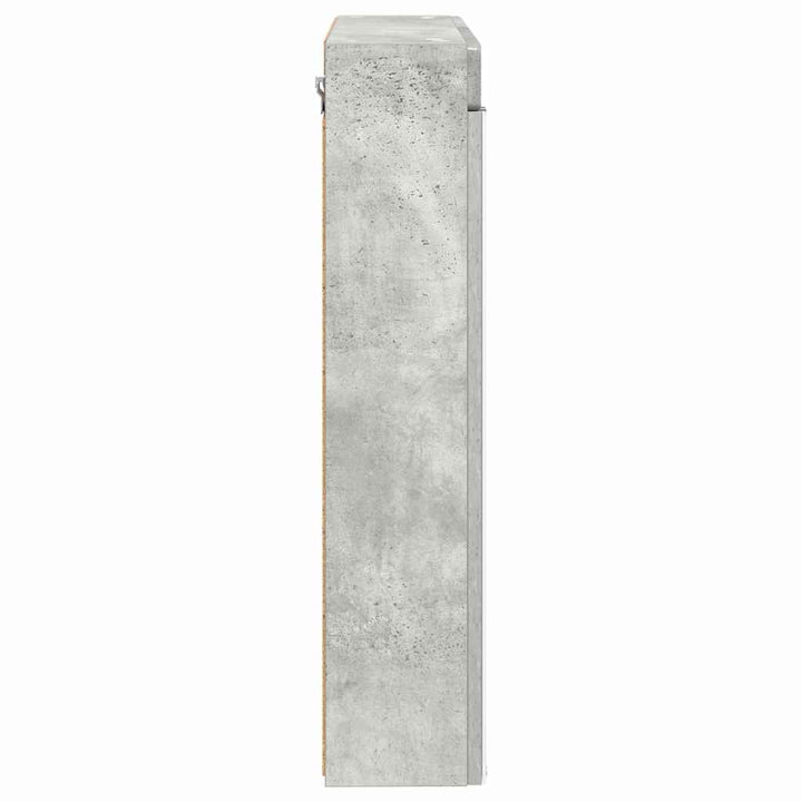 Badeværelsesspejlskab TULUM Beton Grå 60 x 16,5 x 78 cm