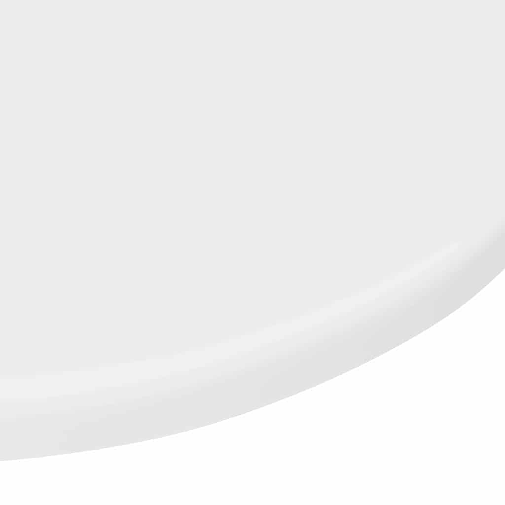 Bordplade Hvid Ø 40 x 1,5 cm Konstrueret træ