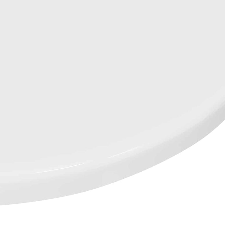 Bordplade Hvid højglans Ø 40 x 1,5 cm Konstrueret træ