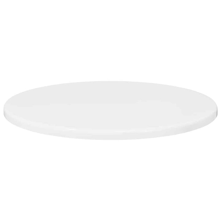 Bordplade Hvid højglans Ø 40 x 1,5 cm Konstrueret træ