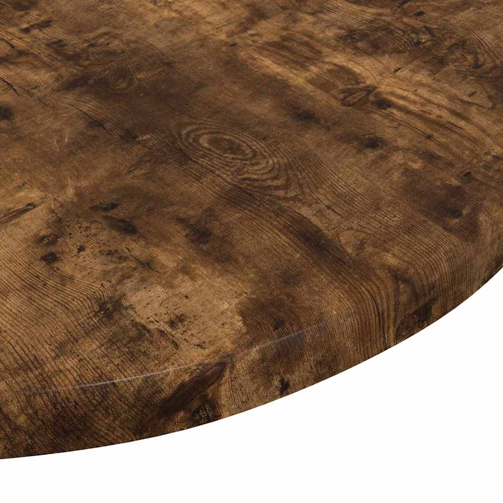 Bordplade Røget eg Ø 40 x 1,5 cm Konstrueret træ