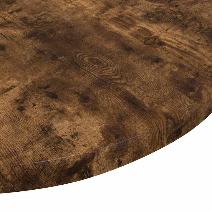 Bordplade Røget eg Ø 40 x 1,5 cm Konstrueret træ