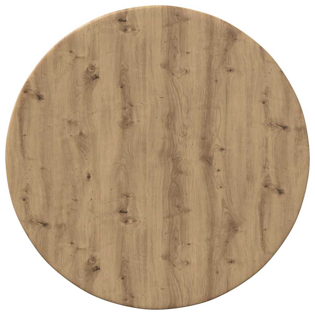 Bordplade Ø 40 x 1,5 cm Rund Konstrueret træ artisan eg