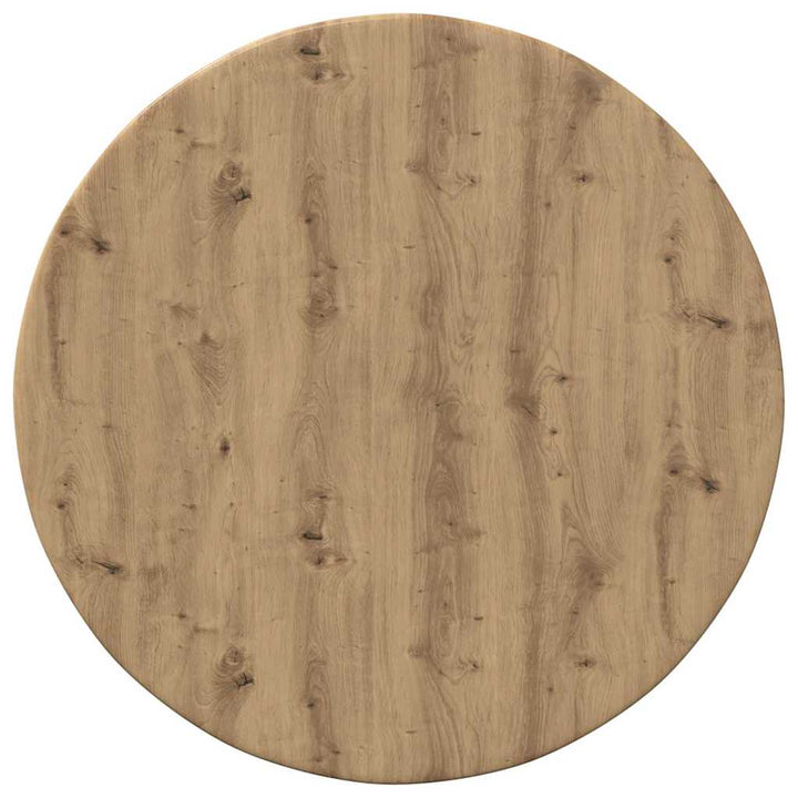 Bordplade Ø 40 x 1,5 cm Rund Konstrueret træ artisan eg