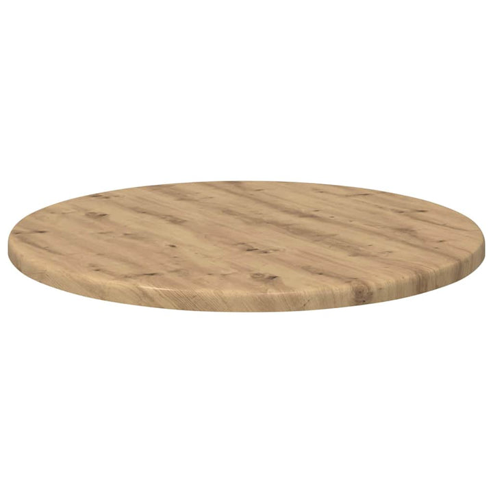 Bordplade Ø 40 x 1,5 cm Rund Konstrueret træ artisan eg