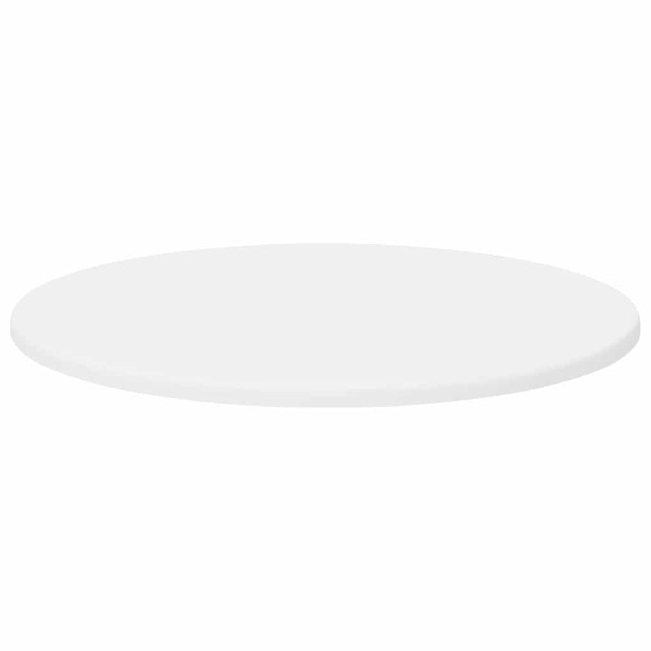 Bordplade Ø 50 x 1,5 cm Rund Konstrueret træ Hvid