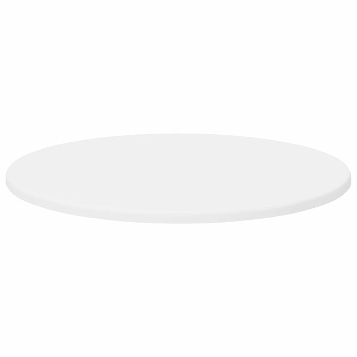 Bordplade Ø 50 x 1,5 cm Rund Konstrueret træ Hvid