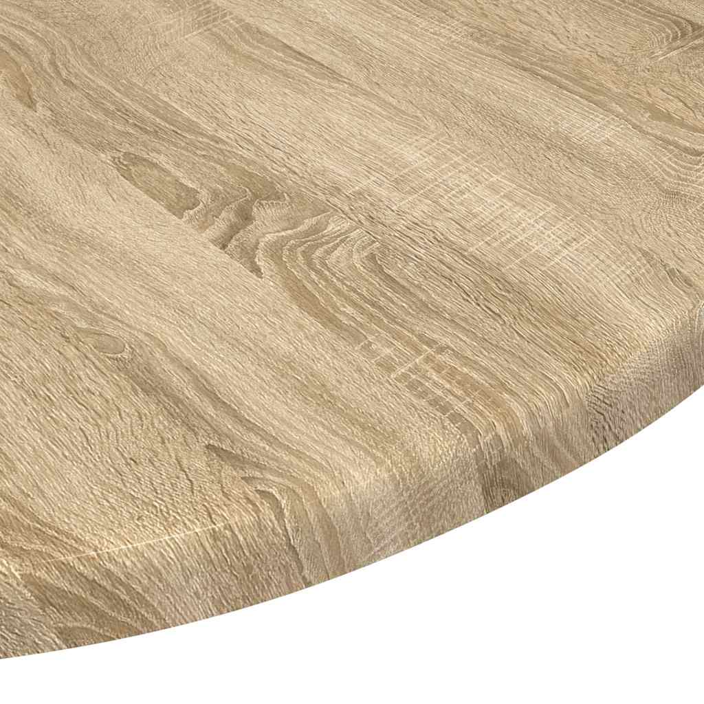 Bordplade Sonoma-eg Ø 50 x 1,5 cm Konstrueret træ