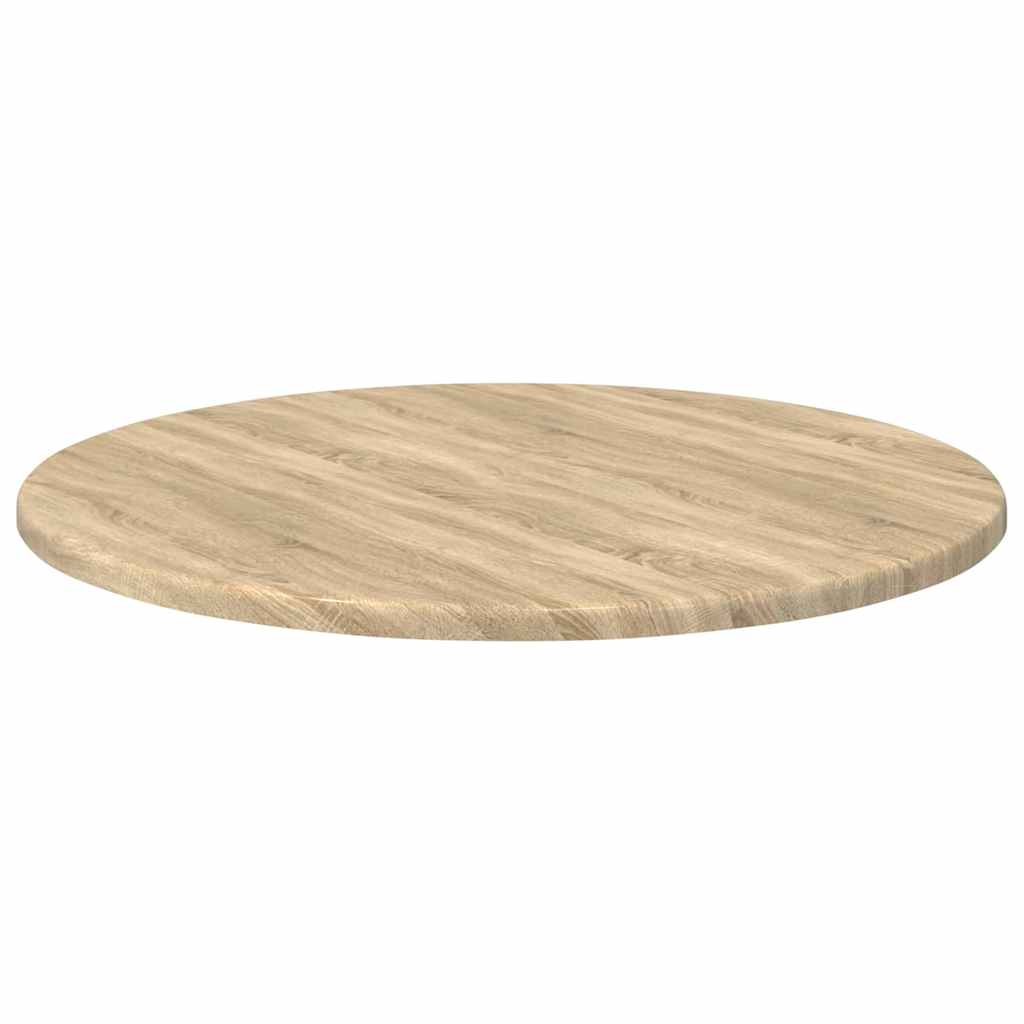 Bordplade Sonoma-eg Ø 50 x 1,5 cm Konstrueret træ