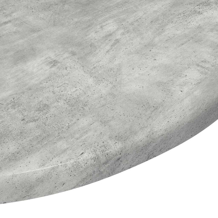 Bordplade Betongrå Ø 50 x 1,5 cm Konstrueret træ