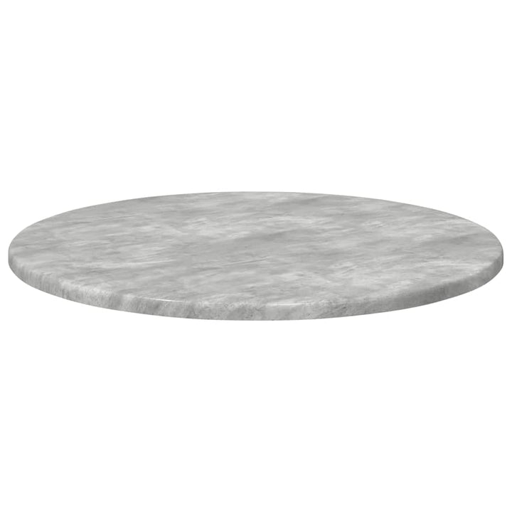Bordplade Betongrå Ø 50 x 1,5 cm Konstrueret træ