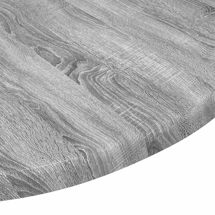 Bordplade Grå sonoma-eg Ø 50 x 1,5 cm Konstrueret træ