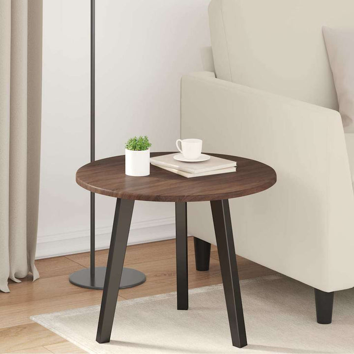 Bordplade Brun eg Ø 50 x 1,5 cm Konstrueret træ