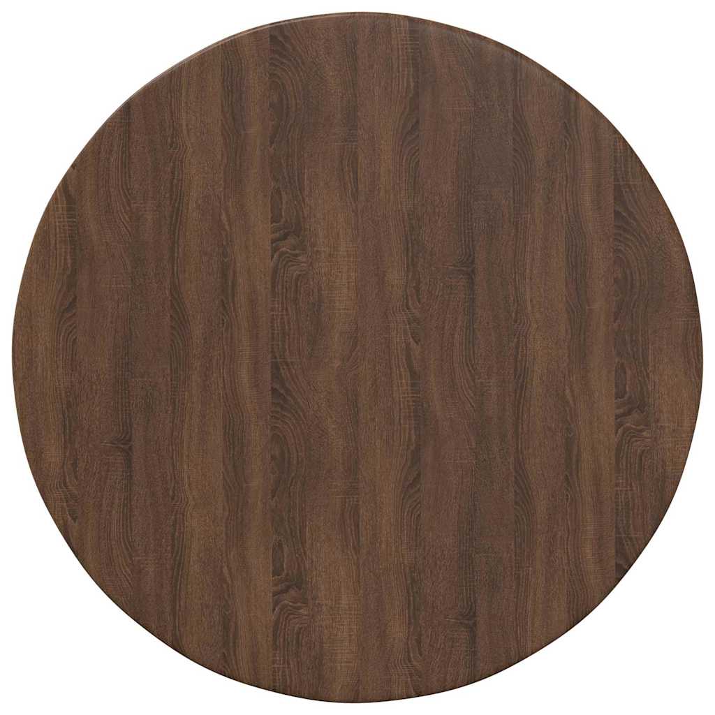 Bordplade Brun eg Ø 50 x 1,5 cm Konstrueret træ