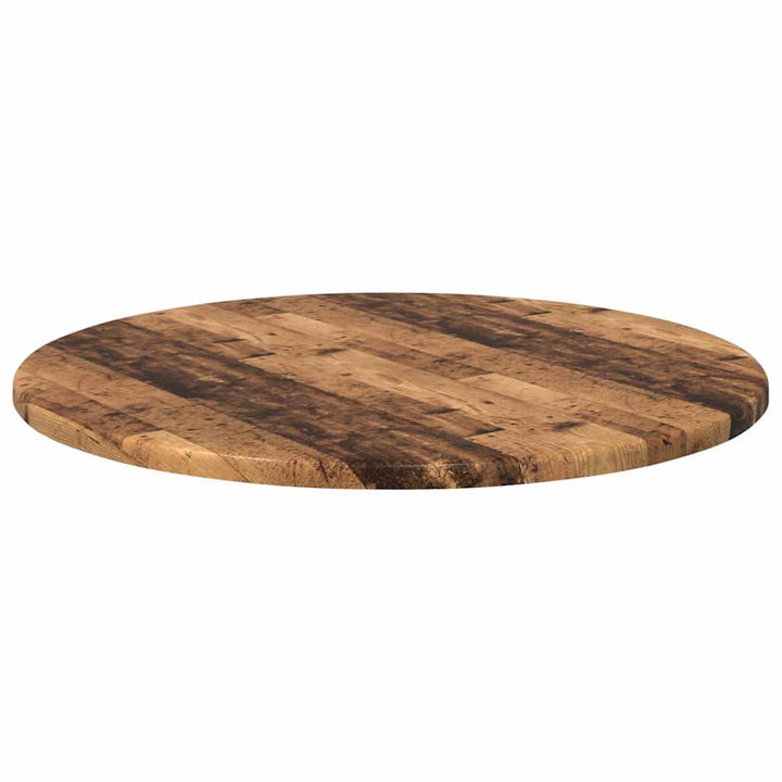 Bordplade Gammelt træ Ø 50 x 1,5 cm Konstrueret træ