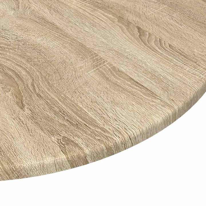 Bordplade Sonoma-eg Ø 60 x 1,5 cm Konstrueret træ