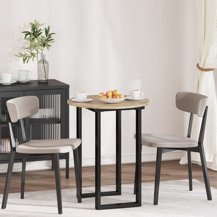 Bordplade Sonoma-eg Ø 60 x 1,5 cm Konstrueret træ