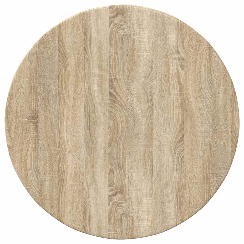 Bordplade Sonoma-eg Ø 60 x 1,5 cm Konstrueret træ