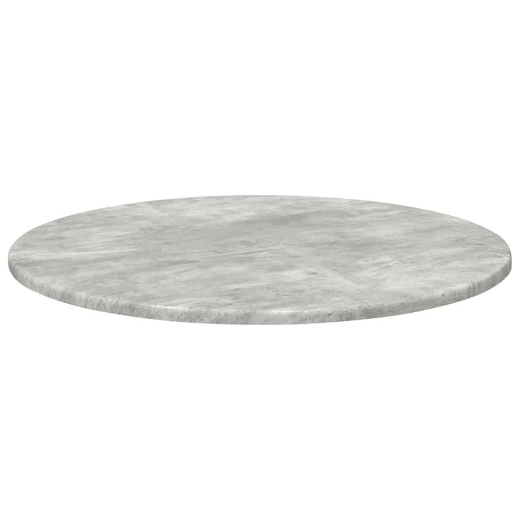 Bordplade Betongrå Ø 60 x 1,5 cm Konstrueret træ