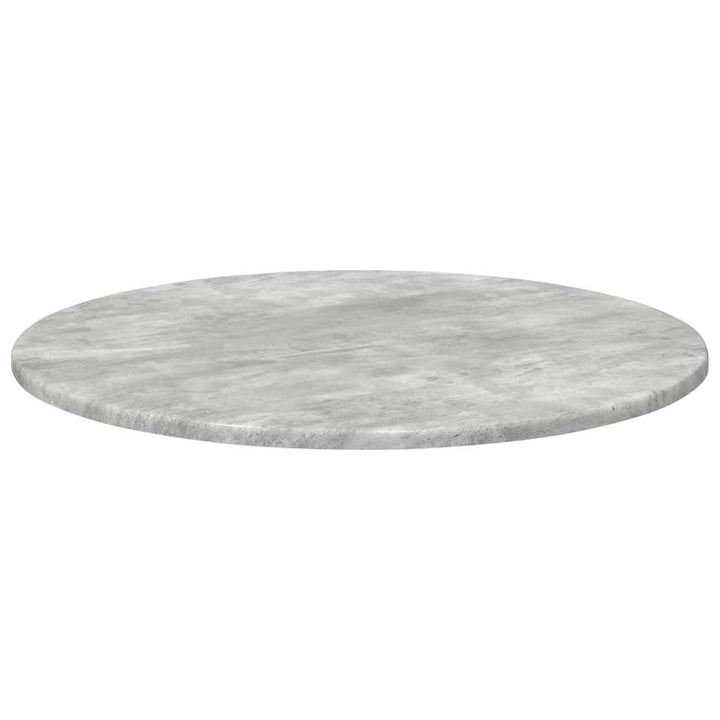 Bordplade Betongrå Ø 60 x 1,5 cm Konstrueret træ