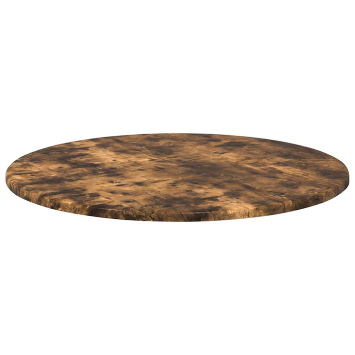 Bordplade Røget eg Ø 60 x 1,5 cm Konstrueret træ