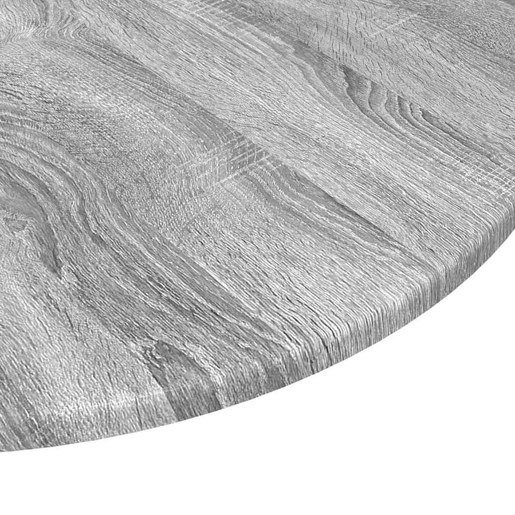 Bordplade Grå sonoma-eg Ø 60 x 1,5 cm Konstrueret træ