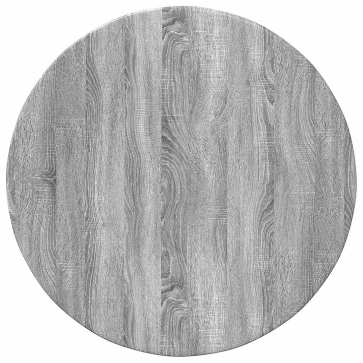 Bordplade Grå sonoma-eg Ø 60 x 1,5 cm Konstrueret træ