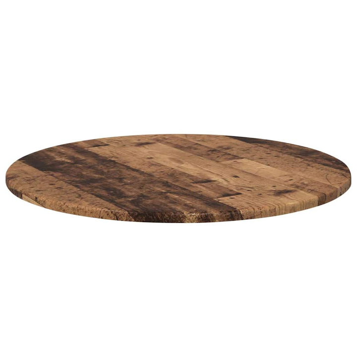Bordplade Gammelt træ Ø 60 x 1,5 cm Konstrueret træ